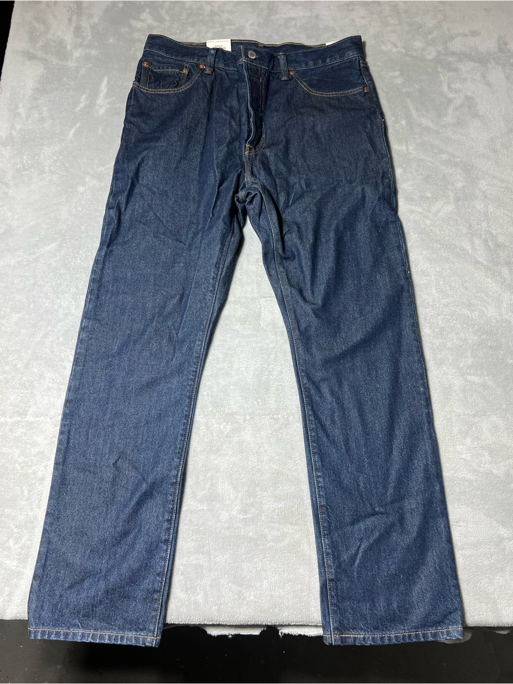 NWT Levi’s 501XX Button Fly Premium Denim Jeans Dark Blue Mens Size 32x30